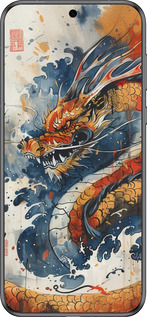 Силиконовый чехол Ярость дракона для Huawei Pura 70 - 6112u-3703 изображение 