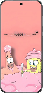 Силиконовый чехол Спанч Боб для Huawei Pura 70 - 6282u-3703 изображение 