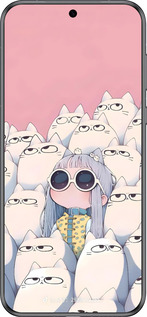 Силиконовый чехол Малышка с котами для Huawei Pura 70 - 6295u-3703 изображение 