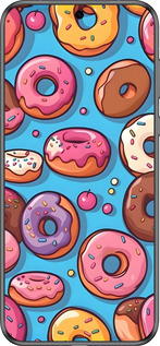 Силиконовый чехол Пончики для Huawei Pura 70 - 6318u-3703 изображение 