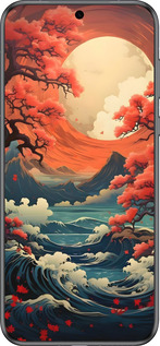 Силиконовый чехол Природа японии для Huawei Pura 70 - 6327u-3703 изображение 