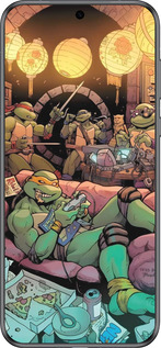 Силиконовый чехол Черепашки нинзя для Huawei Pura 70 - 6346u-3703 изображение 