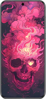 Силиконовый чехол Череп арт для Huawei Pura 70 - 6385u-3703 изображение 