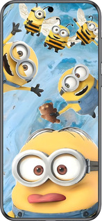Силиконовый чехол Миньоны для Huawei Pura 70 - 6386u-3703 изображение 