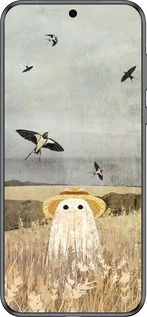 Силиконовый чехол Призрак в поле для Huawei Pura 70 - 6427u-3703 изображение 