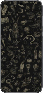 Силиконовый чехол Мистический коллаж с травами и магическими символами для Huawei Pura 70 - 6428u-3703 изображение 