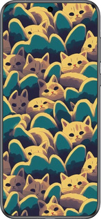 Силиконовый чехол С изображением кошек для Huawei Pura 70 - 6429u-3703 изображение 