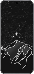 Силиконовый чехол Минималистический горный пейзаж для Huawei Pura 70 - 6438u-3703 изображение 