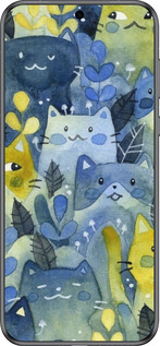 Силиконовый чехол С изображением кошачьего леса для Huawei Pura 70 - 6447u-3703 изображение 