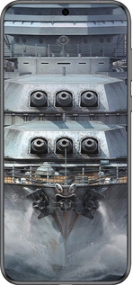 Силиконовый чехол Линкор, world of tanks, wargaming, военный корабль для Huawei Pura 70 - 6453u-3703 изображение 