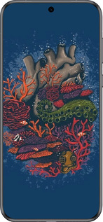 Силиконовый чехол Сердце моря для Huawei Pura 70 - 6506u-3703 изображение 