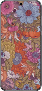 Силиконовый чехол Абстрактные цветы для Huawei Pura 70 - 6526u-3703 изображение 