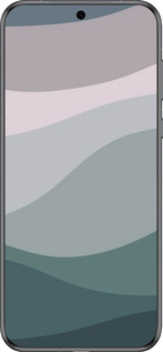 Силиконовый чехол С фиолетовым и бирюзовым ретро-стилем и волнами для Huawei Pura 70 - 6533u-3703 изображение 