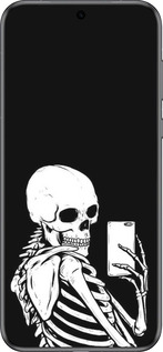 Силиконовый чехол Скелет делает Selfie для Huawei Pura 70 - 6535u-3703 изображение 