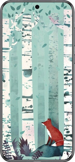 Силиконовый чехол Лис в зелёном лесу для Huawei Pura 70 - 6547u-3703 изображение 