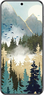 Силиконовый чехол С изображением лесного пейзажа для Huawei Pura 70 - 6548u-3703 изображение 