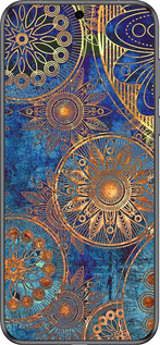 Силиконовый чехол Золотой узор для Huawei Pura 70 - 678u-3703 изображение 