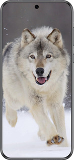 Силиконовый чехол Бегущий волк для Huawei Pura 70 - 826u-3703 изображение 