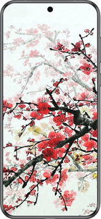 Силиконовый чехол Цветущий куст для Huawei Pura 70 - 831u-3703 изображение 