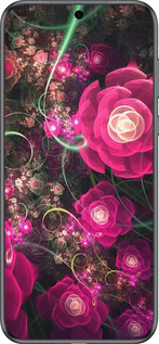 Силиконовый чехол Абстрактные цветы 3 для Huawei Pura 70 - 850u-3703 изображение 