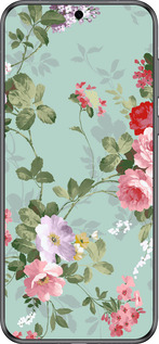 Силиконовый чехол Цветочные обои 2 для Huawei Pura 70 - 862u-3703 изображение 