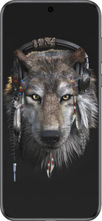 Силиконовый чехол Волк-меломан для Huawei Pura 70 - 875u-3703 изображение 