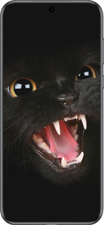 Силиконовый чехол Чёрная кошка для Huawei Pura 70 - 932u-3703 изображение 