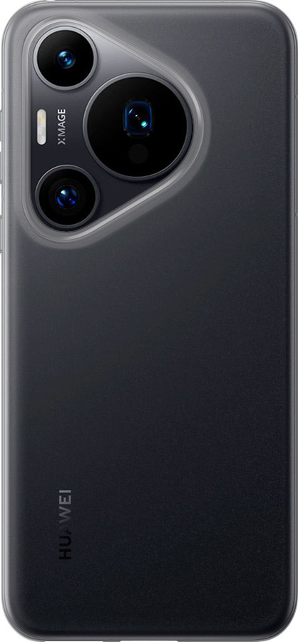 Силиконовый чехол Прозрачный для Huawei Pura 70 - 5636u-3703 изображение 