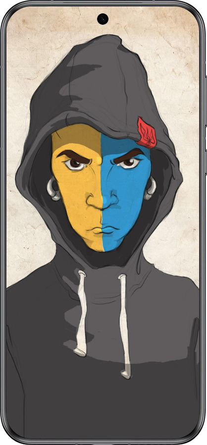 Силиконовый чехол Злой подросток для Huawei Pura 70 - 1053u-3703 изображение 