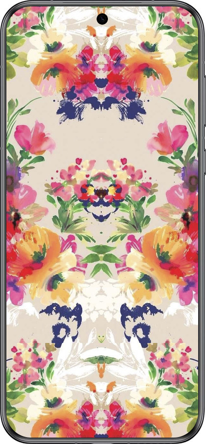 Силиконовый чехол Цветочный узор для Huawei Pura 70 - 1083u-3703 изображение 