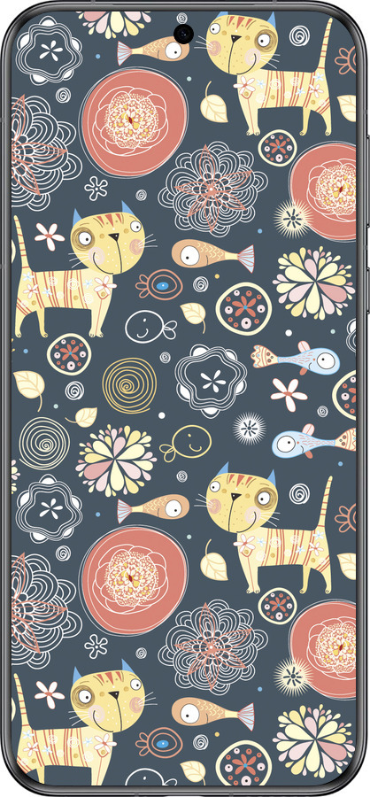 Силиконовый чехол Котята v4 для Huawei Pura 70 - 1224u-3703 изображение 