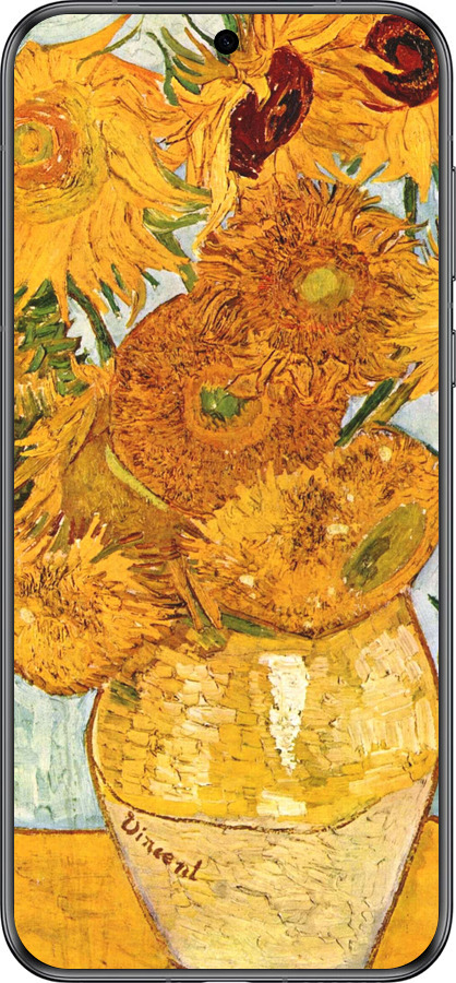 Силиконовый чехол Винсент Ван Гог. Подсолнухи для Huawei Pura 70 - 162u-3703 изображение 