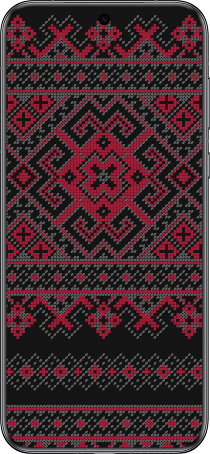 Силиконовый чехол Вышиванка 52 для Huawei Pura 70 - 1763u-3703 изображение 