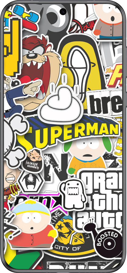 Силиконовый чехол Popular logos для Huawei Pura 70 - 4023u-3703 изображение 