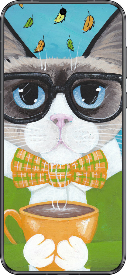 Силиконовый чехол Cat&Coffee для Huawei Pura 70 - 4053u-3703 изображение 