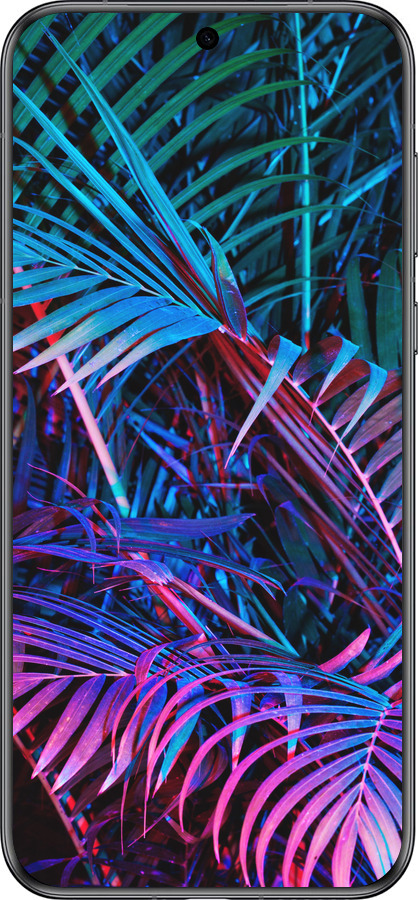 Силиконовый чехол Папоротник под ультрафиолетом для Huawei Pura 70 - 4069u-3703 изображение 