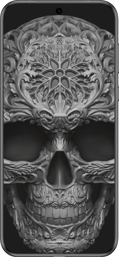 Силиконовый чехол skull-ornament для Huawei Pura 70 - 4101u-3703 изображение 