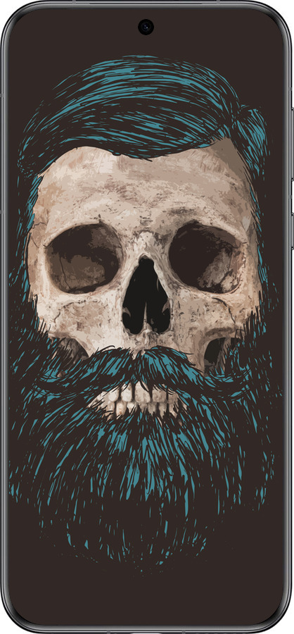 Силиконовый чехол Череп с бородой для Huawei Pura 70 - 4102u-3703 изображение 