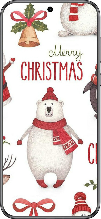Силиконовый чехол Merry Christmas для Huawei Pura 70 - 4106u-3703 изображение 