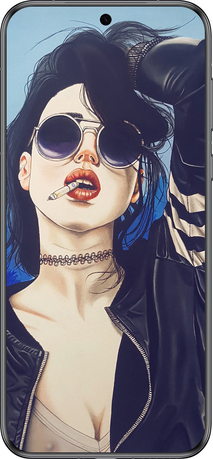 Силиконовый чехол Девушка на стиле для Huawei Pura 70 - 4151u-3703 изображение 