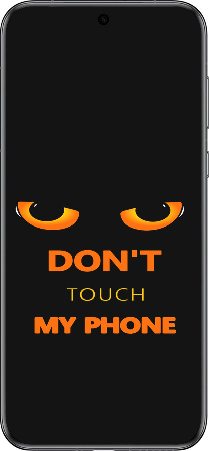 Силиконовый чехол Don't touch the phone для Huawei Pura 70 - 4261u-3703 изображение 