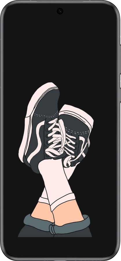 Силиконовый чехол Кеды для Huawei Pura 70 - 4265u-3703 изображение 