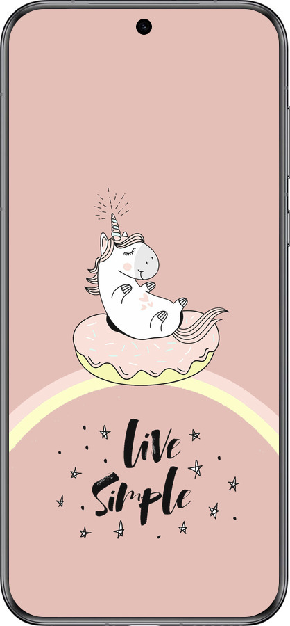 Силиконовый чехол Единорожка в пончике для Huawei Pura 70 - 4282u-3703 изображение 