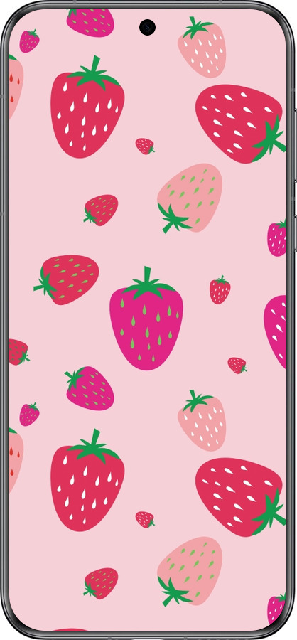 Силиконовый чехол Клубнички для Huawei Pura 70 - 4332u-3703 изображение 