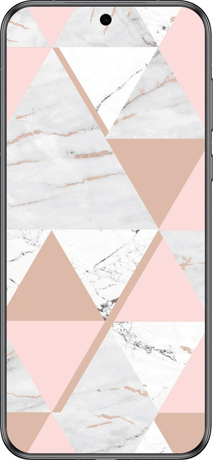 Силиконовый чехол Мраморная симметрия для Huawei Pura 70 - 4344u-3703 изображение 