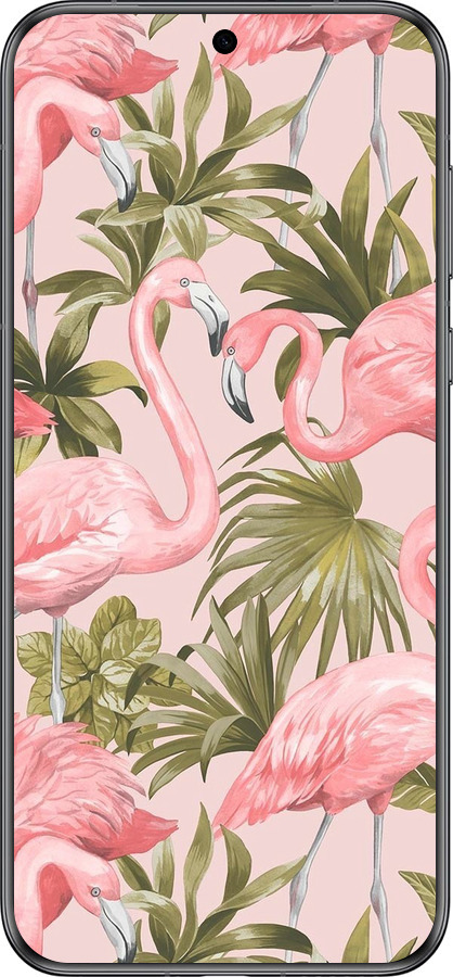 Силиконовый чехол фламинго 2 для Huawei Pura 70 - 4360u-3703 изображение 