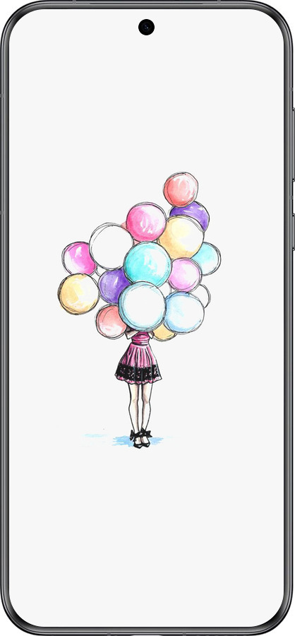 Силиконовый чехол Шарики для Huawei Pura 70 - 4387u-3703 изображение 