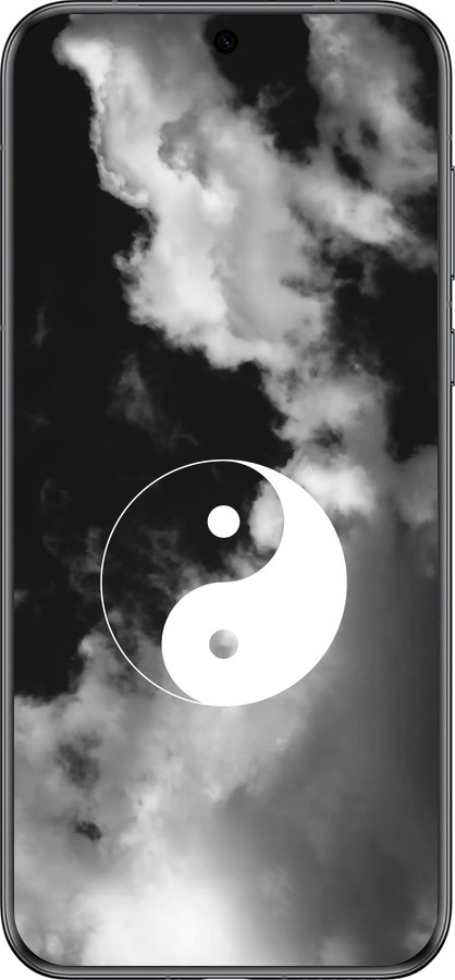 Силиконовый чехол Инь и Янь для Huawei Pura 70 - 4389u-3703 изображение 