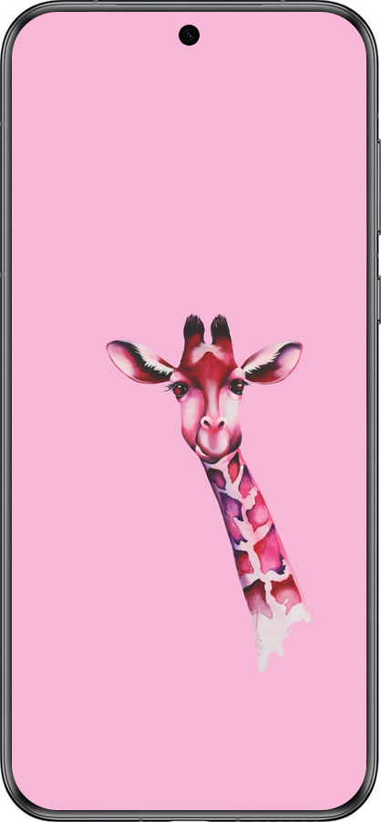 Силиконовый чехол Розовая жирафа для Huawei Pura 70 - 4441u-3703 изображение 