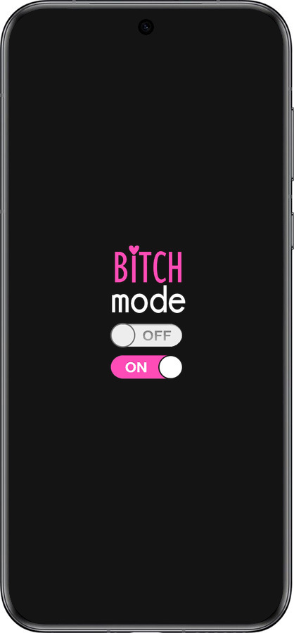 Силиконовый чехол Bitch mode для Huawei Pura 70 - 4548u-3703 изображение 